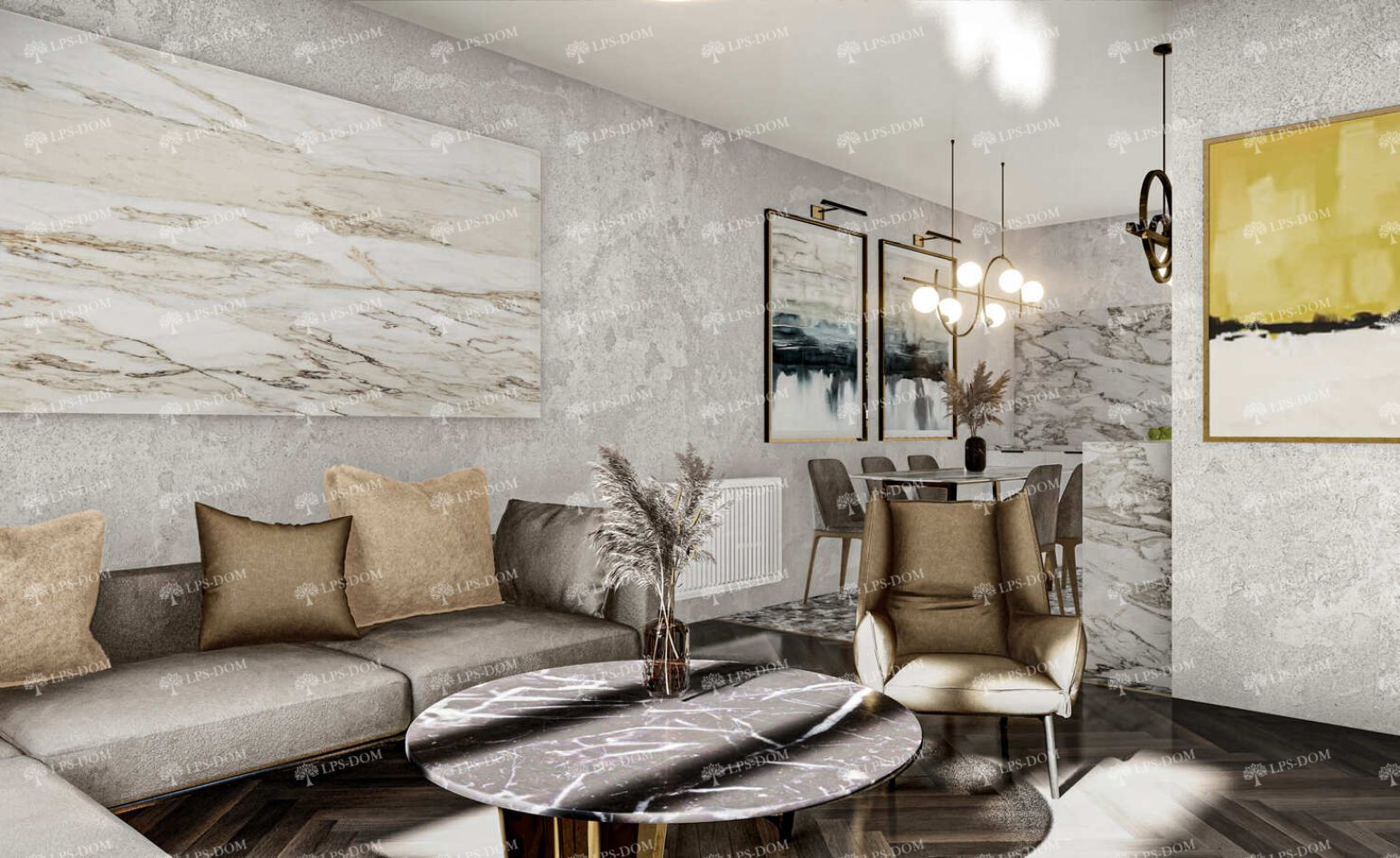 КАРКАСНЫЙ ДОМ ОУЛУ фото интерьера 8