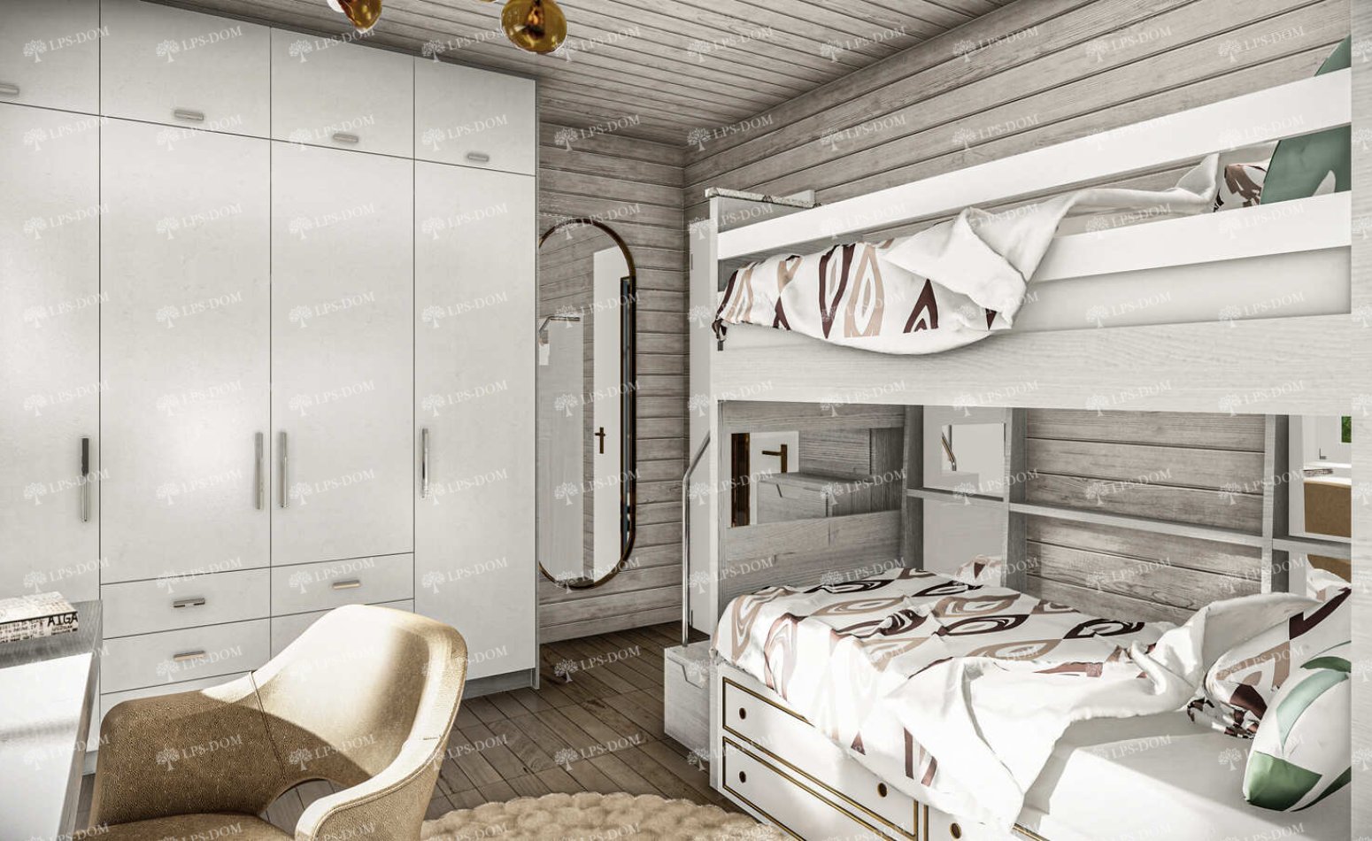 КАРКАСНЫЙ ДОМ БЕЗАНСОН фото интерьера 12