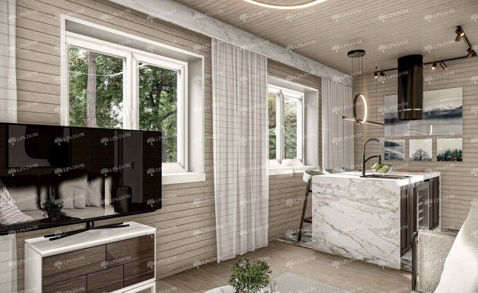 КАРКАСНЫЙ ДОМ ГААГА фото интерьера 5