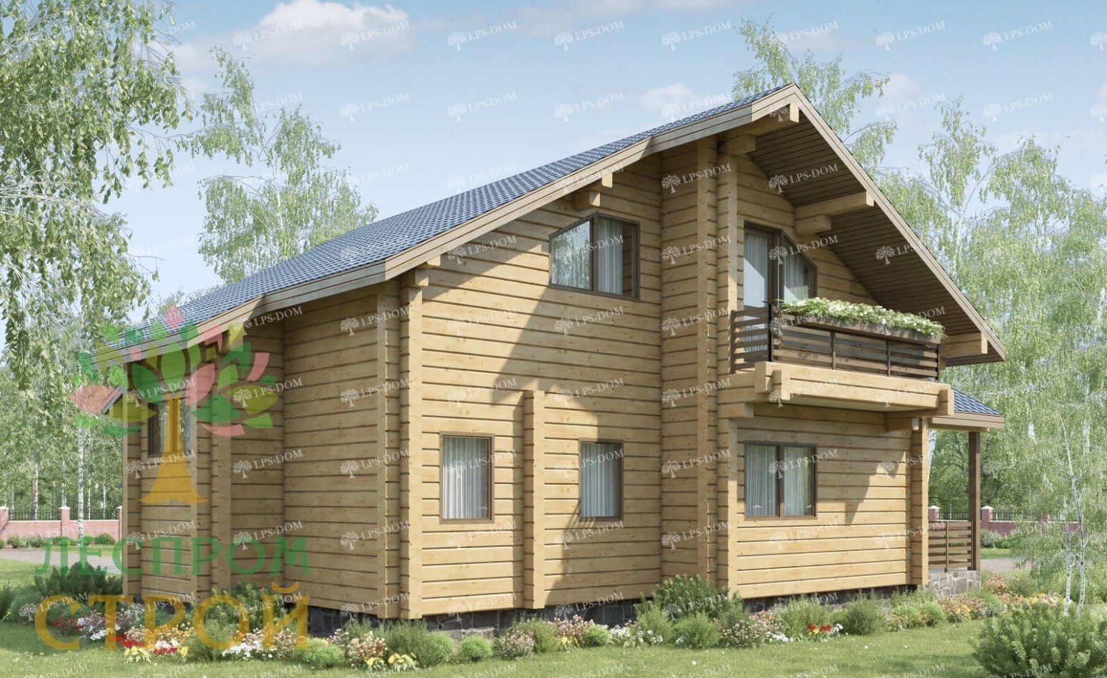 ПРОЕКТ ДОМА ИЗ КЛЕЕНОГО БРУСА СЕЛИГЕР фото 2