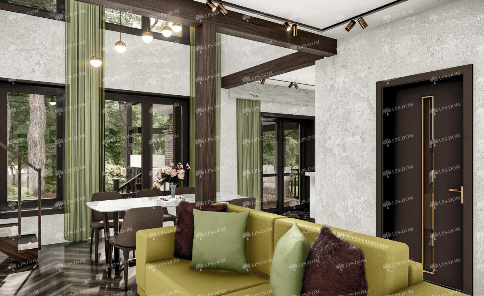 КАРКАСНЫЙ ДОМ СЕТ фото интерьера 3