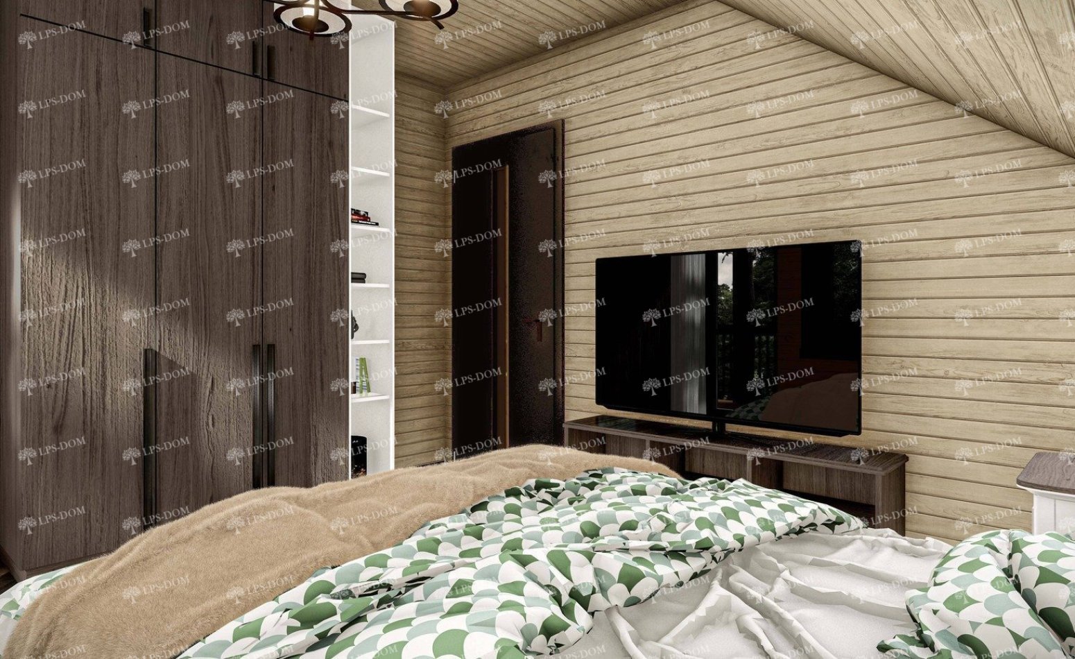 КАРКАСНЫЙ ДОМ ВЕРНИК фото интерьера 13