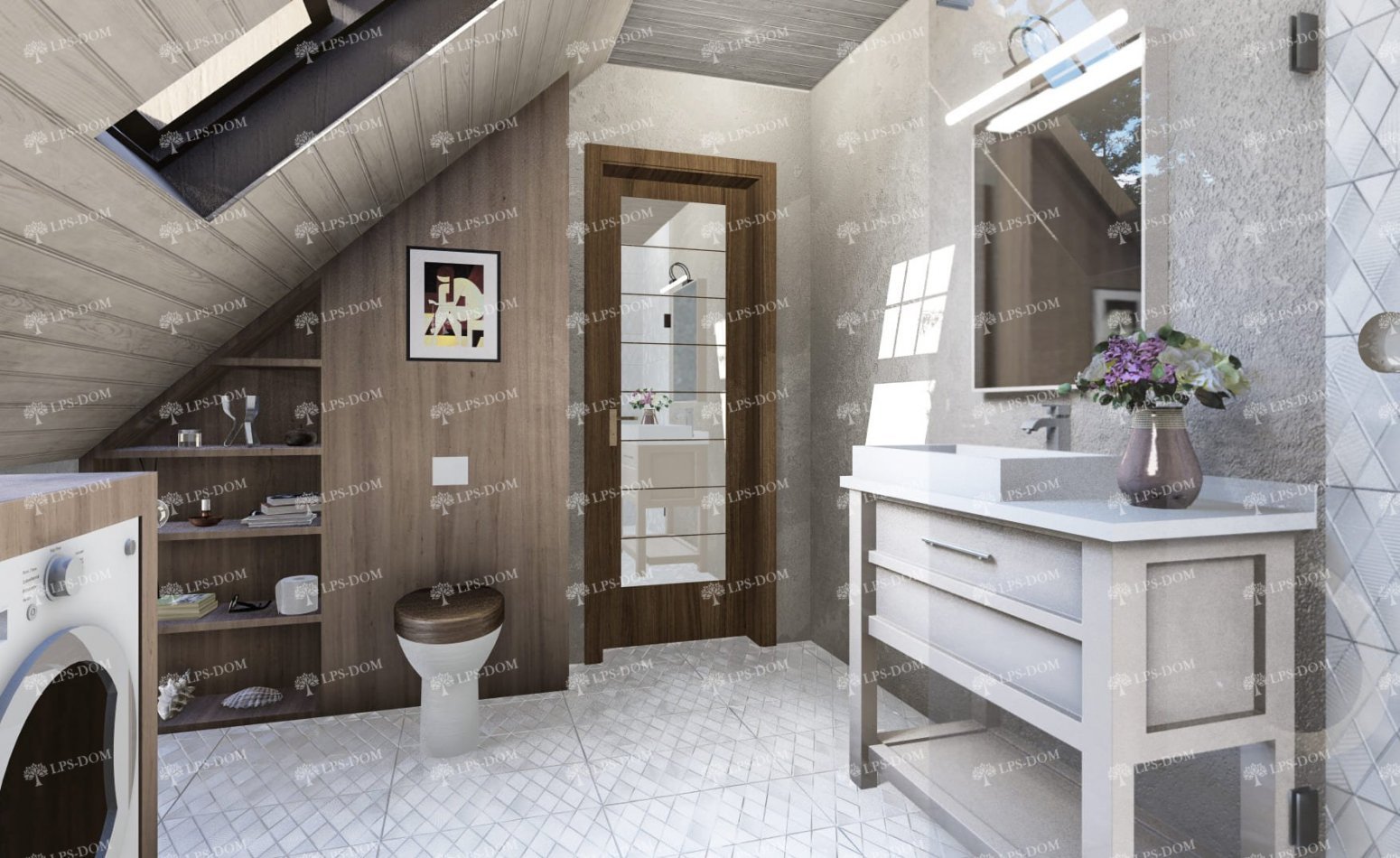 КАРКАСНЫЙ ДОМ БРИКС фото интерьера 10