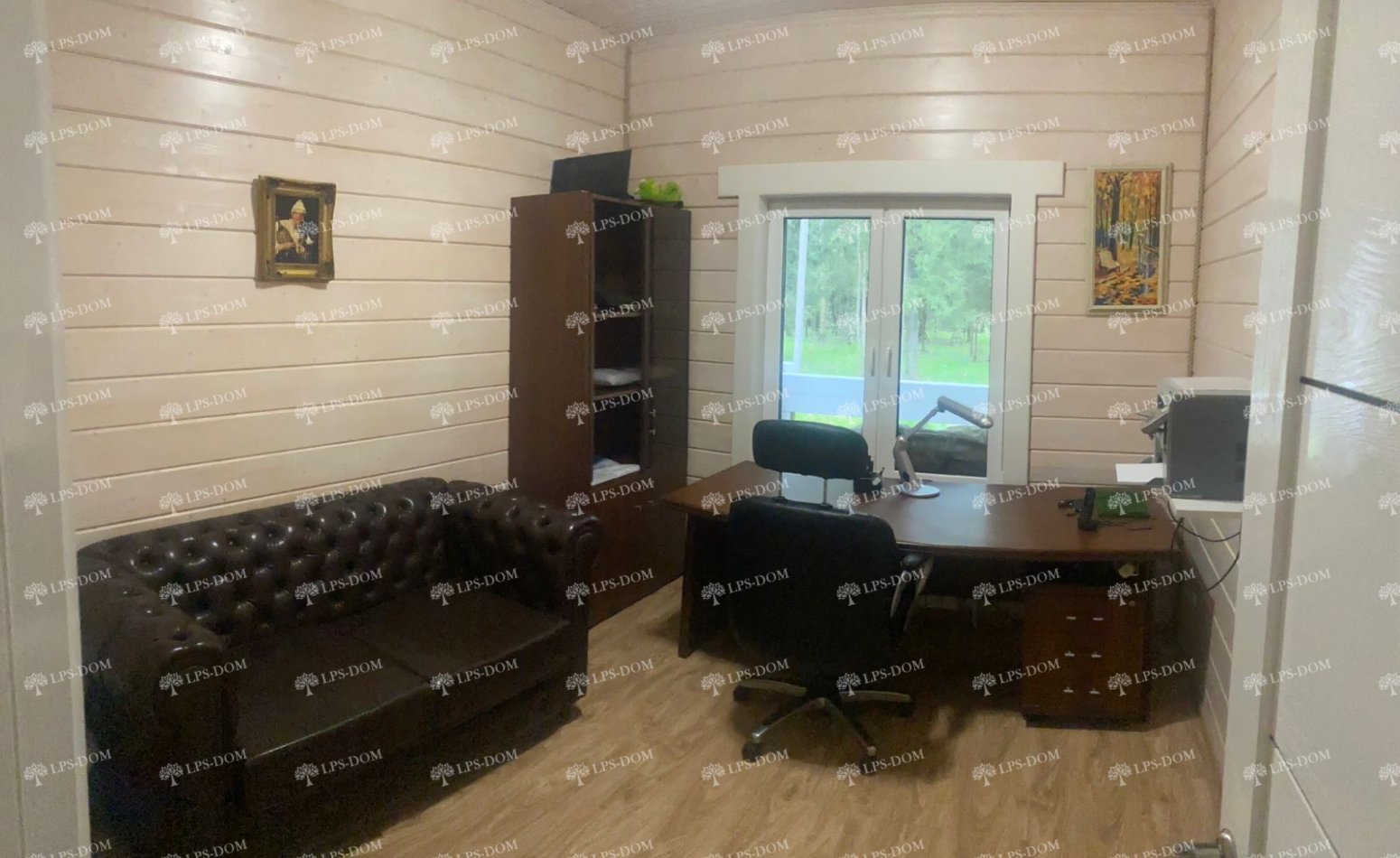 ДОМ ИЗ КЛЕЕНОГО БРУСА С УЧАСТКОМ У ЛЕСА С БАССЕЙНОМ фото интерьера 4