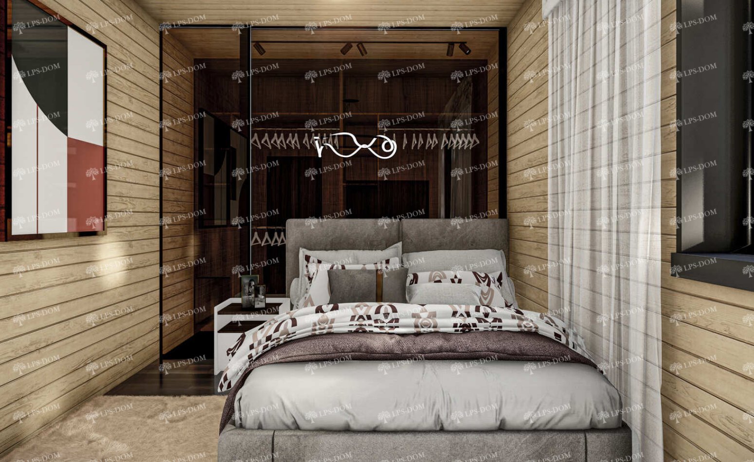 КАРКАСНЫЙ ДОМ САН ДЕНИ фото интерьера 5