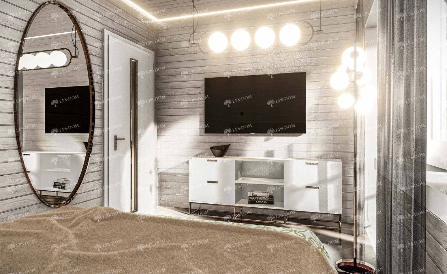 КАРКАСНЫЙ ДОМ СКАЗКА фото интерьера 6