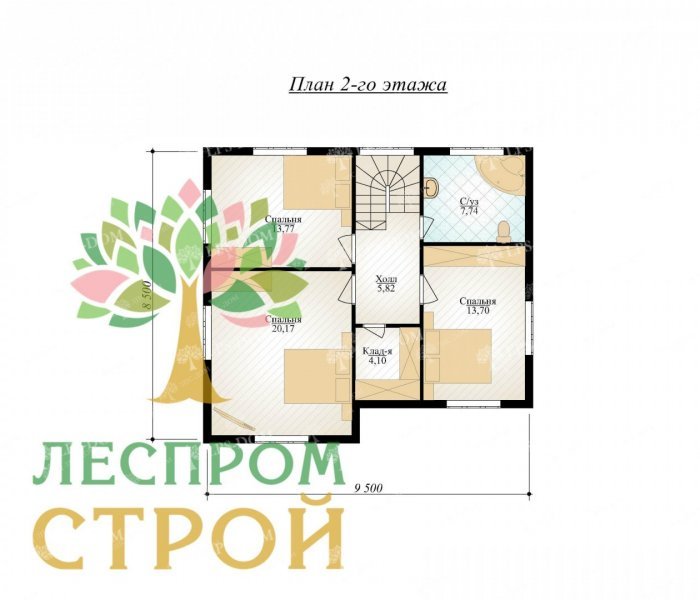 КАРКАСНЫЙ ДОМ ЦЮРИХ планировка 2