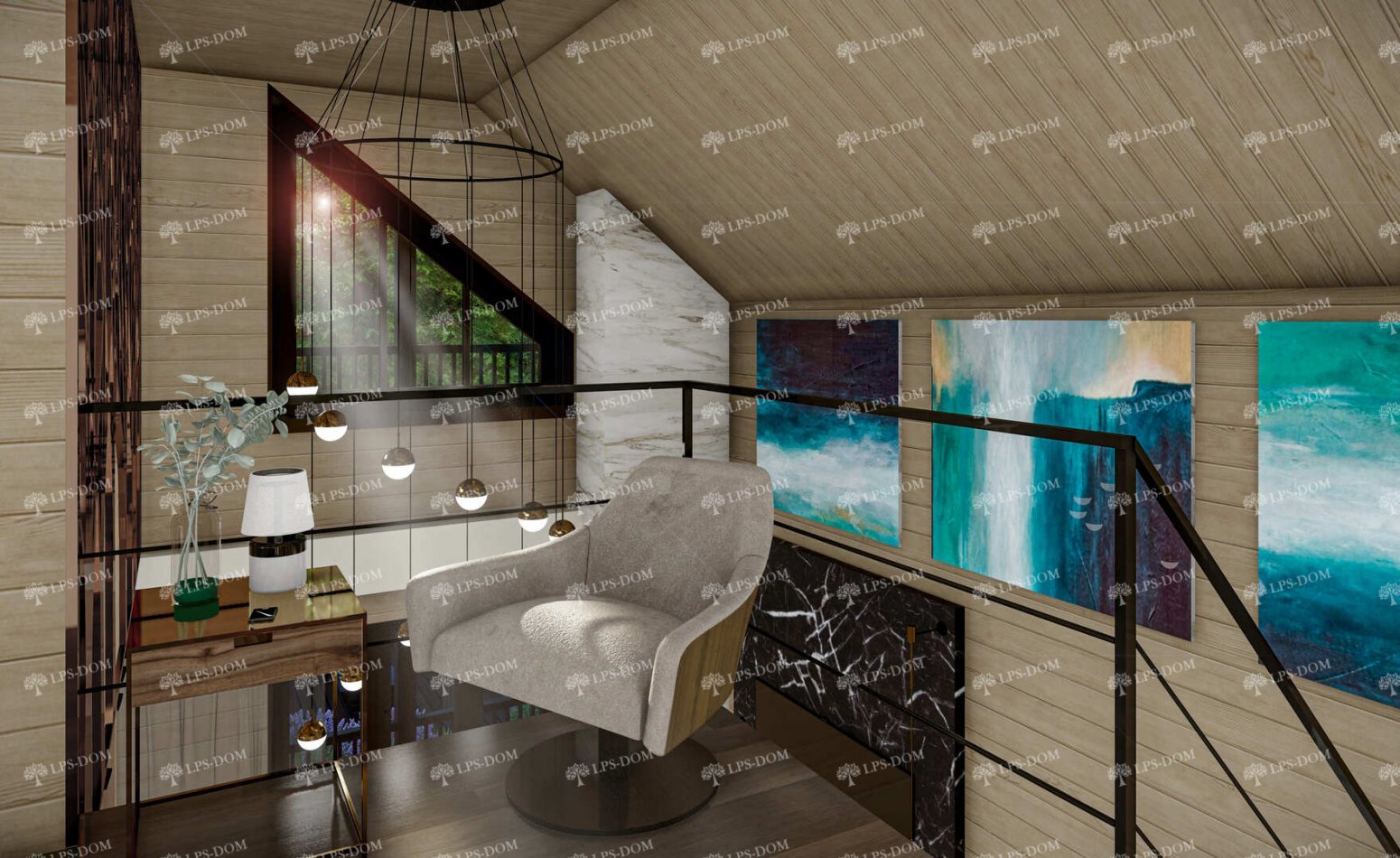 КАРКАСНЫЙ ДОМ ГЛАЗГО фото интерьера 12