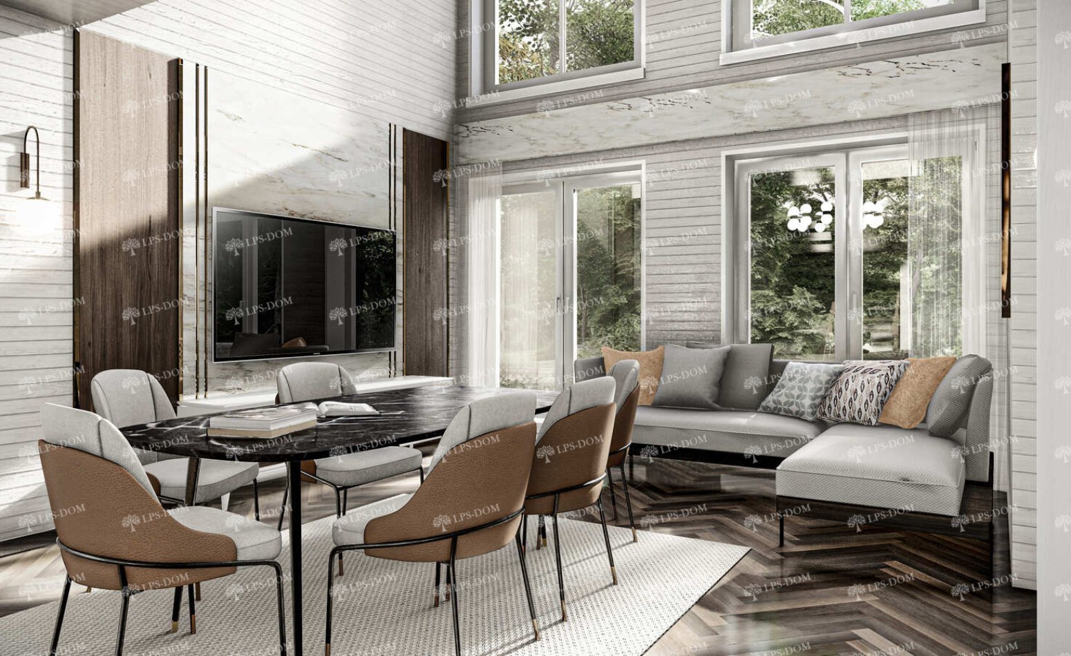 КАРКАСНЫЙ ДОМ КЕМПАР фото интерьера 8