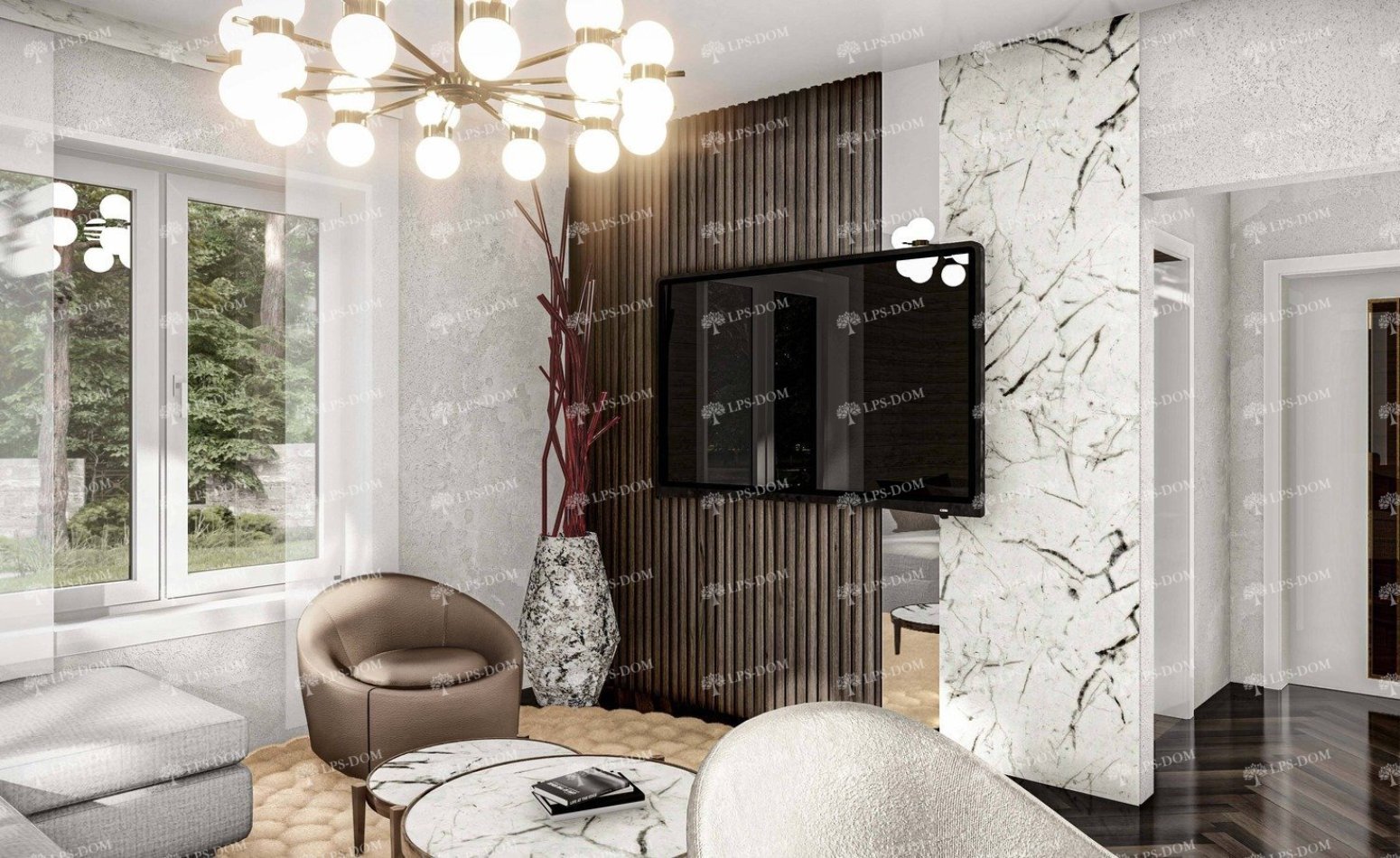 КАРКАСНЫЙ ДОМ АЛЬТА фото интерьера 10