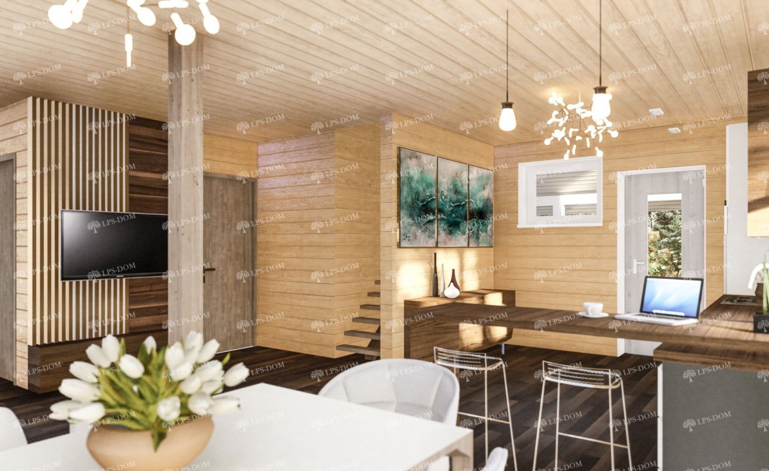 КАРКАСНЫЙ ДОМ АНДАЛУСИЯ фото интерьера 9