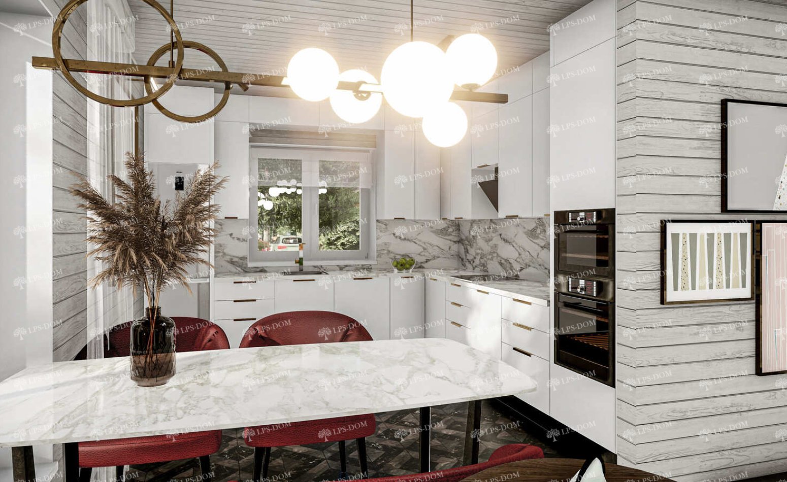 КАРКАСНЫЙ ДОМ АЖЕН фото интерьера 7