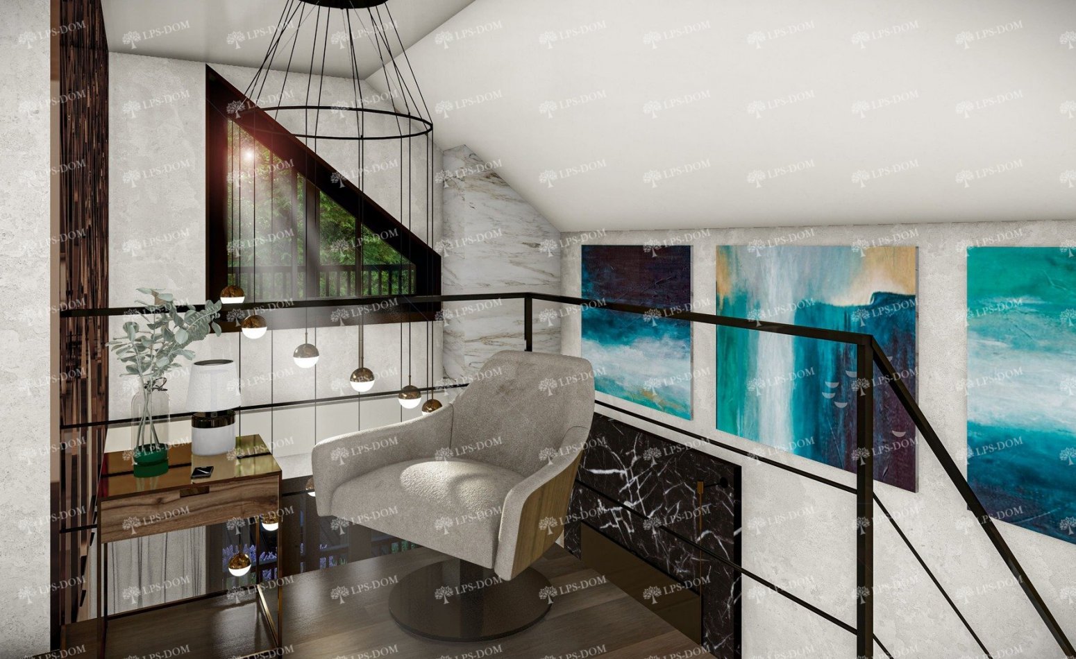 КАРКАСНЫЙ ДОМ ГЛАЗГО фото интерьера 6