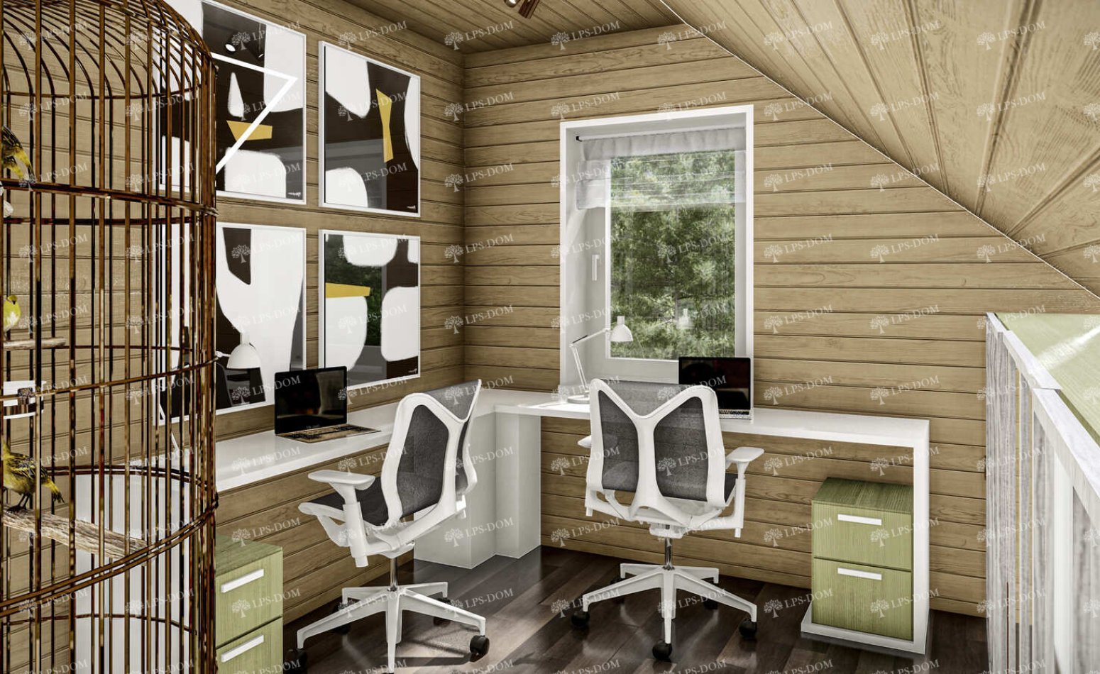 КАРКАСНЫЙ ДОМ ФОДЖА фото интерьера 19