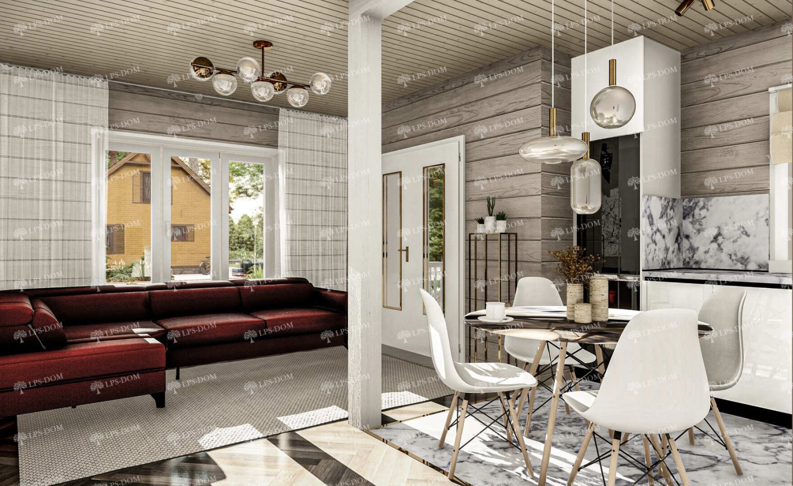 КАРКАСНЫЙ ДОМ СТРАСБУРГ фото интерьера 3