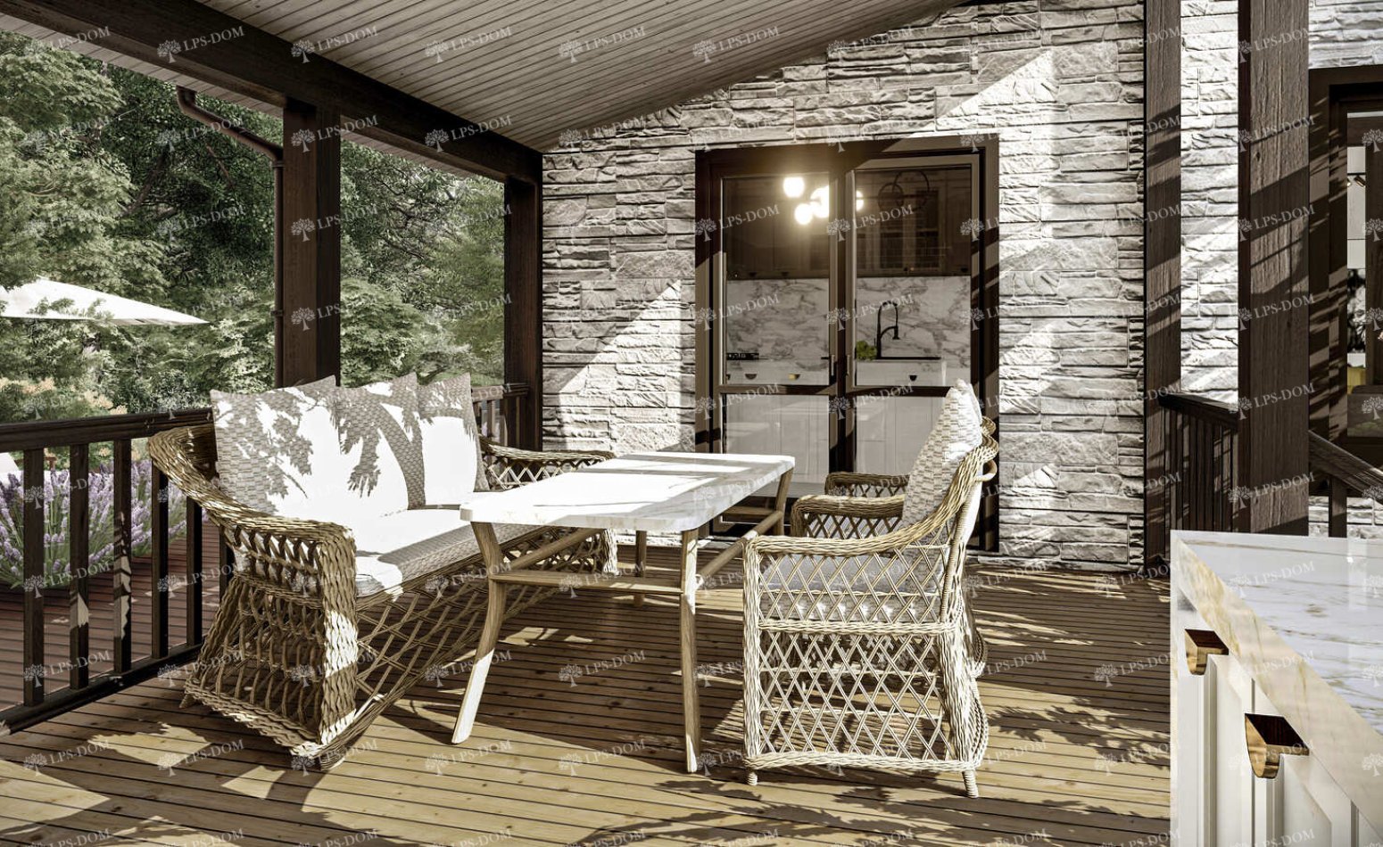 КАРКАСНЫЙ ДОМ СЕТ фото интерьера 5