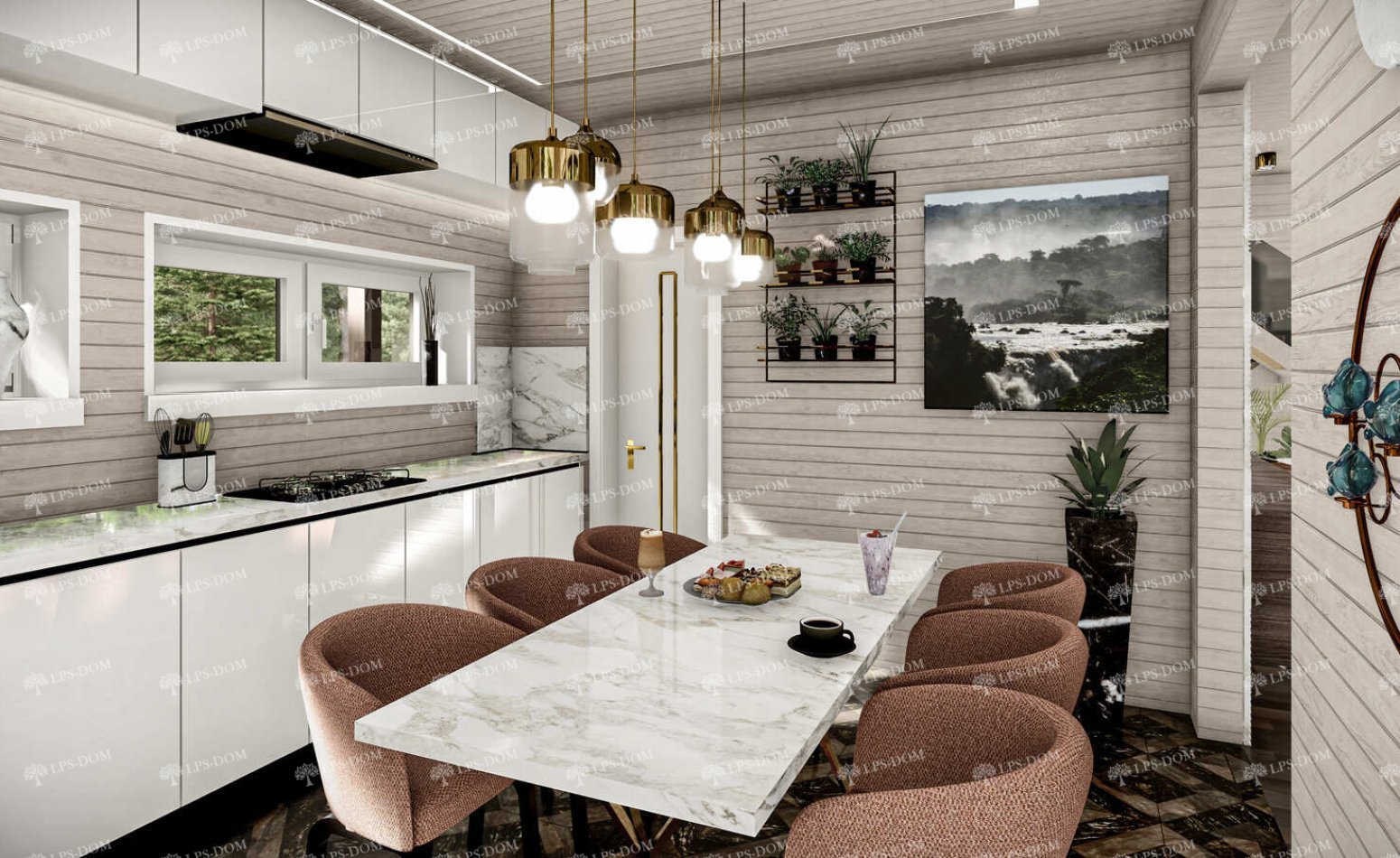 КАРКАСНЫЙ ДОМ ЛУНД фото интерьера 3