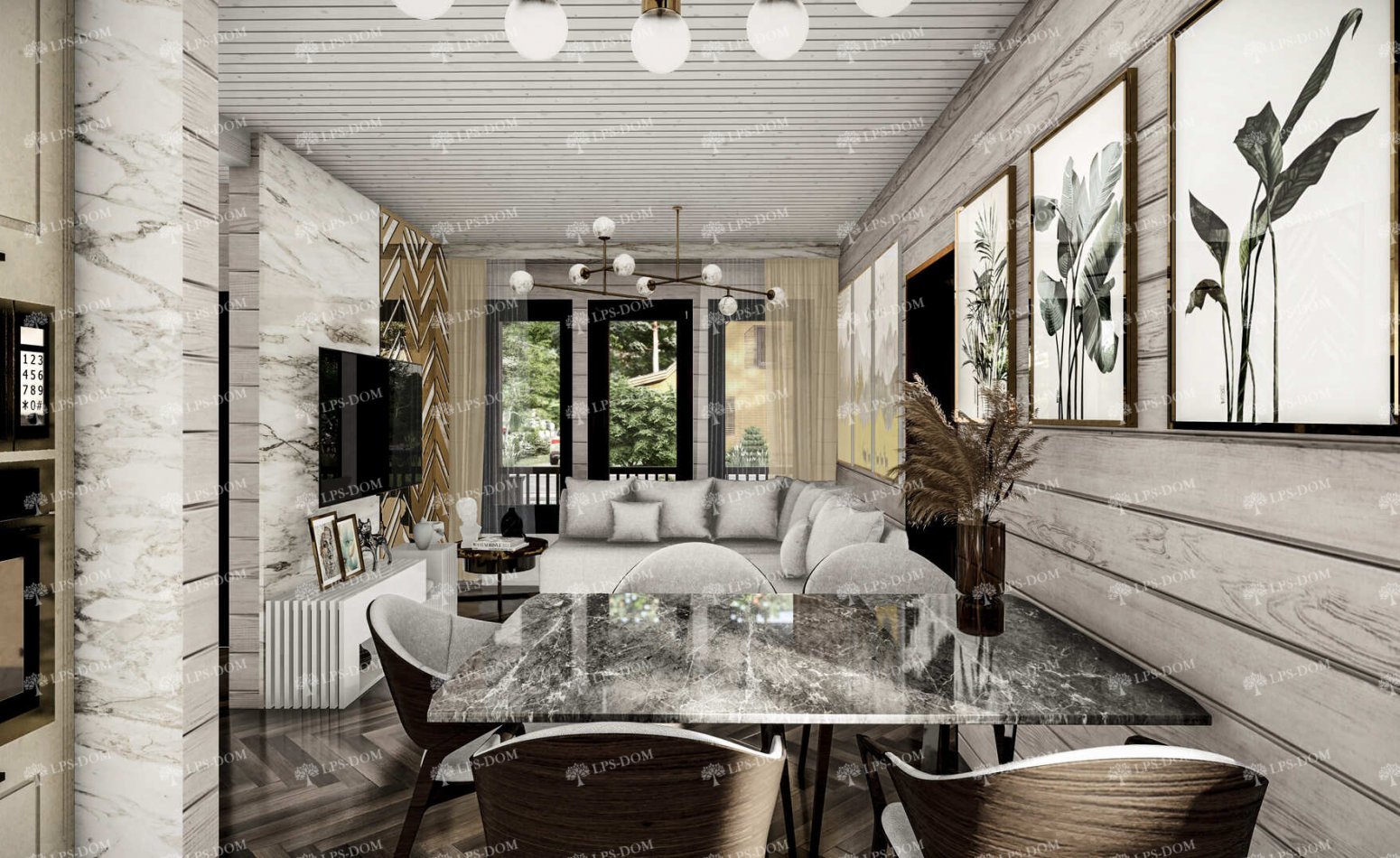 КАРКАСНЫЙ ДОМ БУРГОС фото интерьера 13