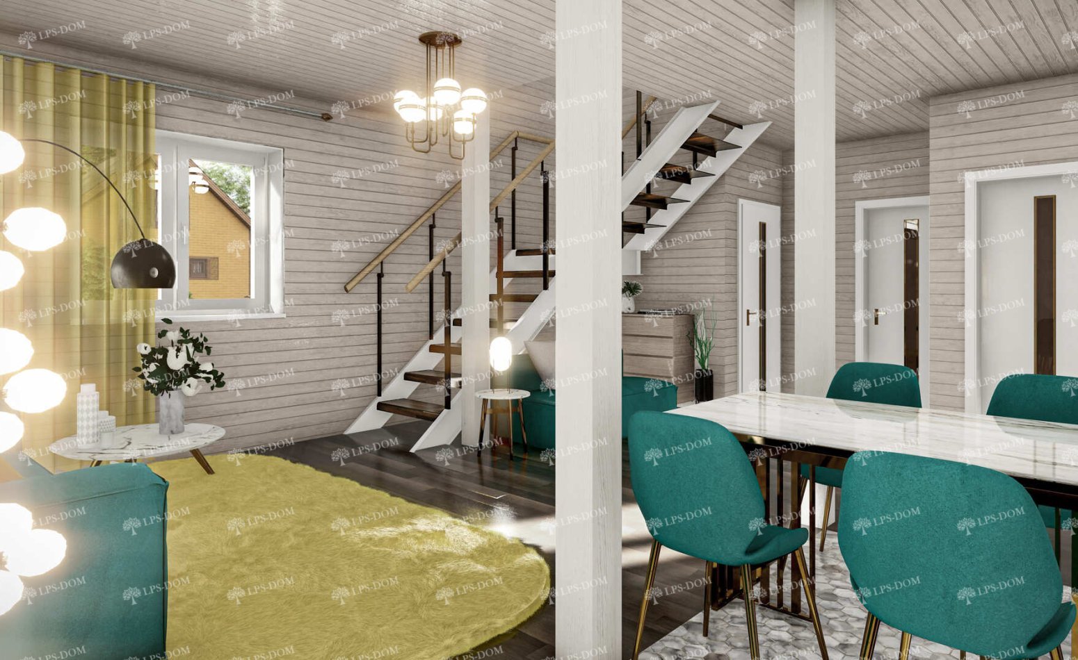 КАРКАСНЫЙ ДОМ ЛОМБАРДИЯ фото интерьера 7