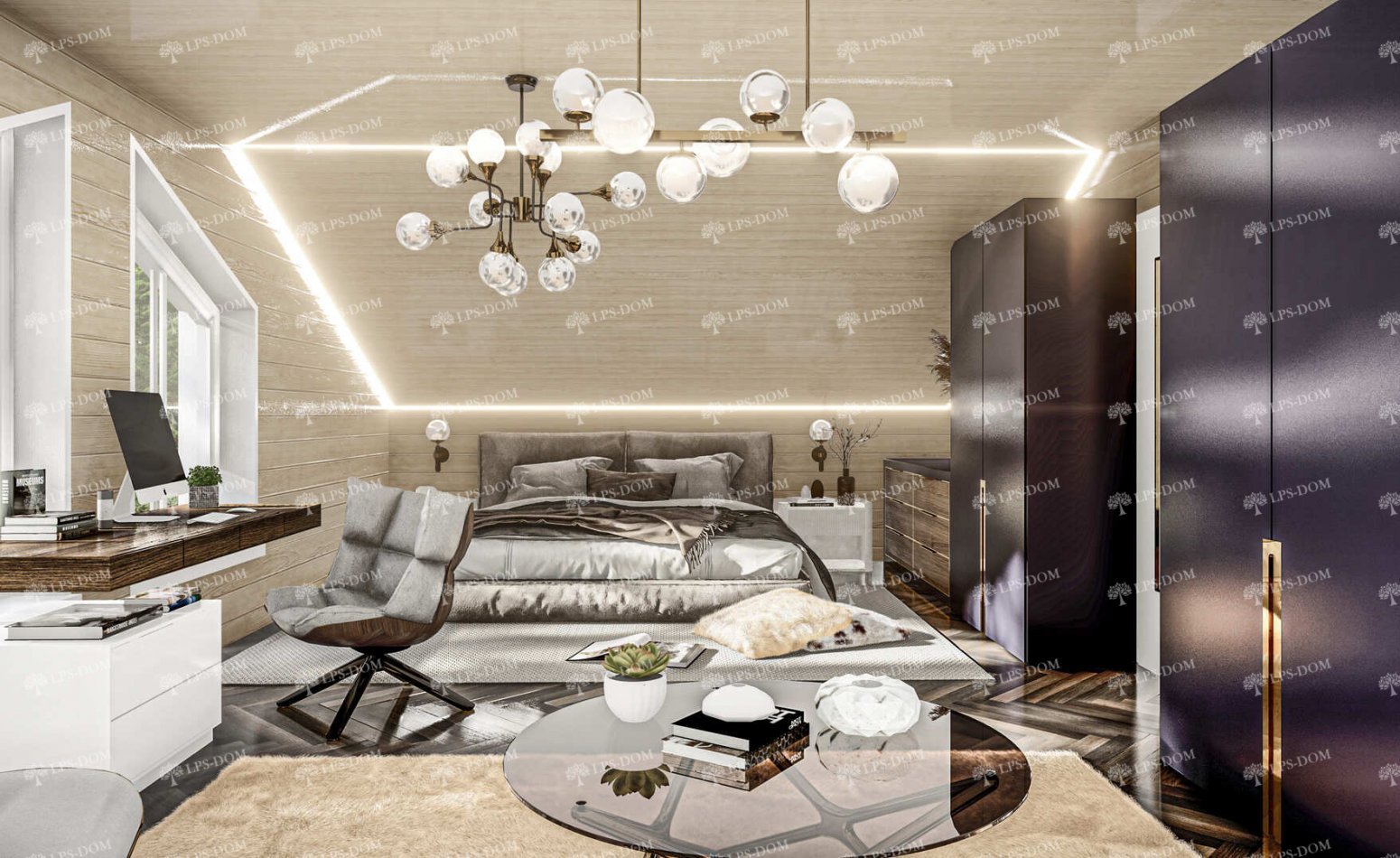 КАРКАСНЫЙ ДОМ БЕРЛИНГТОН фото интерьера 11