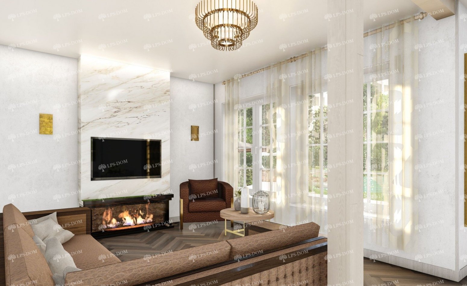 КАРКАСНЫЙ ДОМ АНТОНИ фото интерьера 4