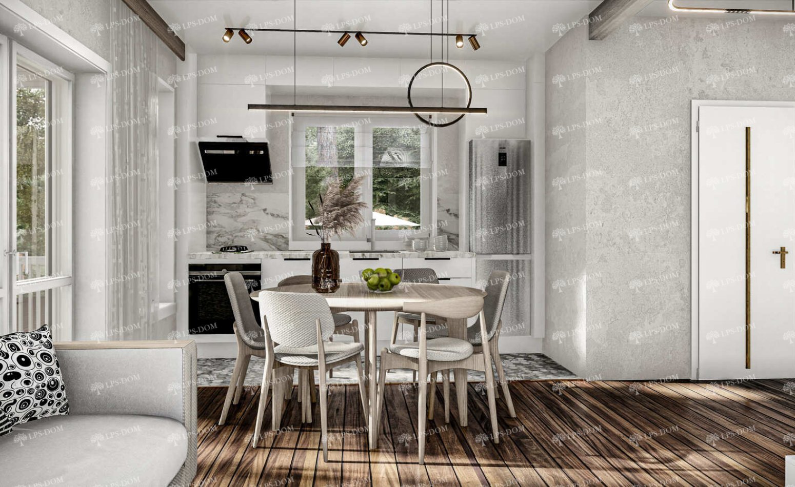 КАРКАСНЫЙ ДОМ ФАЛЬКЕНБЕРГ фото интерьера 10