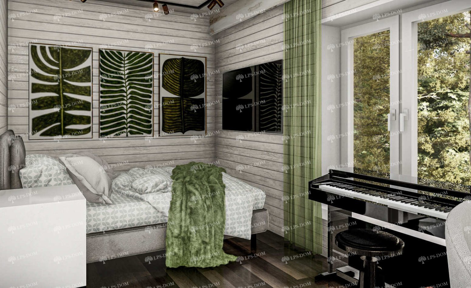 КАРКАСНЫЙ ДОМ ИМПЕРИЯ фото интерьера 10