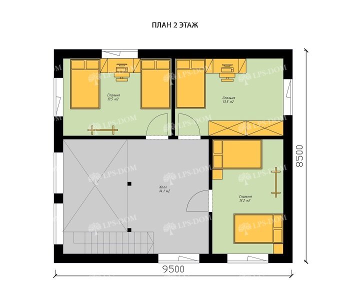 КАРКАСНЫЙ ДОМ СЕТ планировка 2