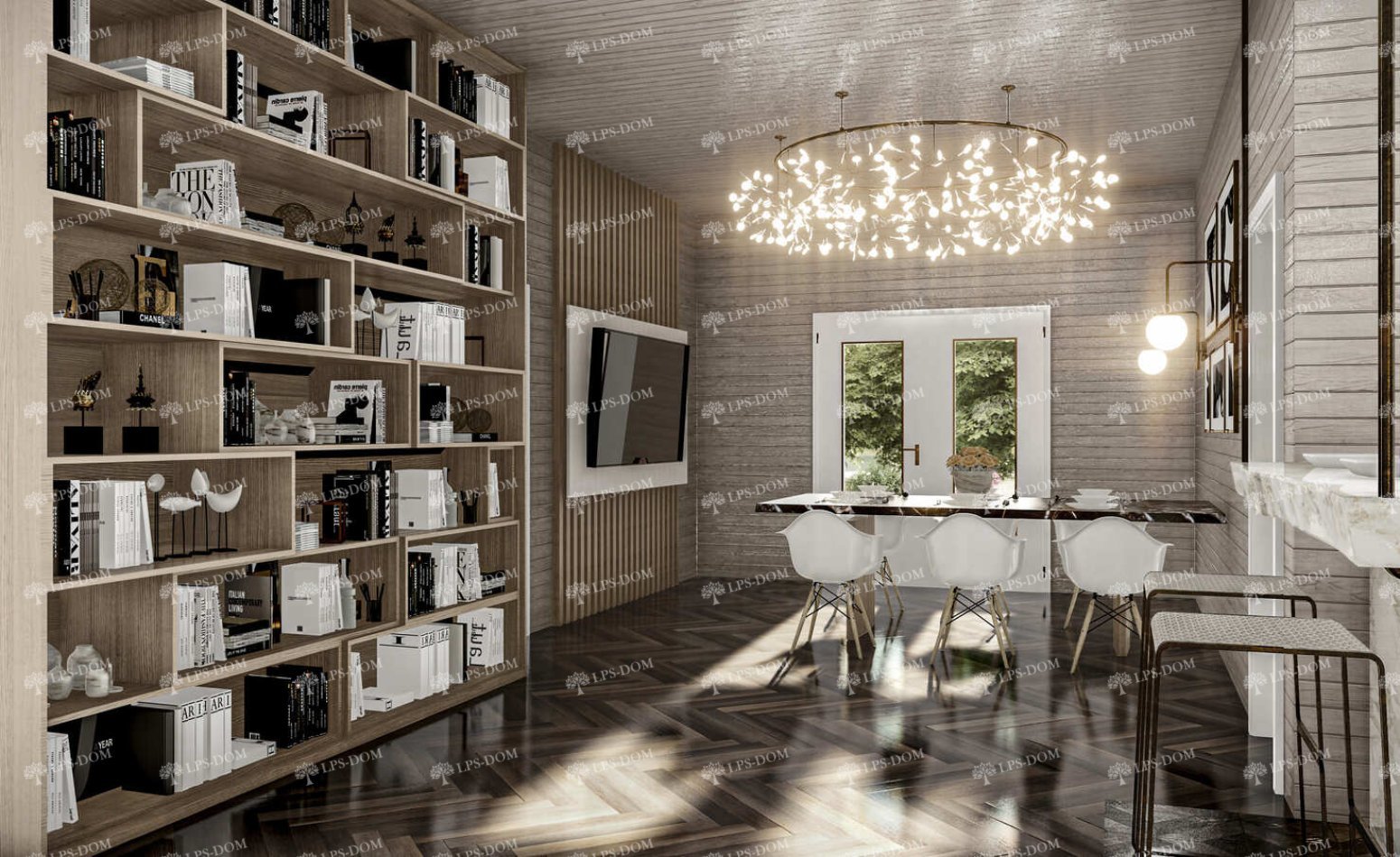 КАРКАСНЫЙ ДОМ ГАП фото интерьера 5