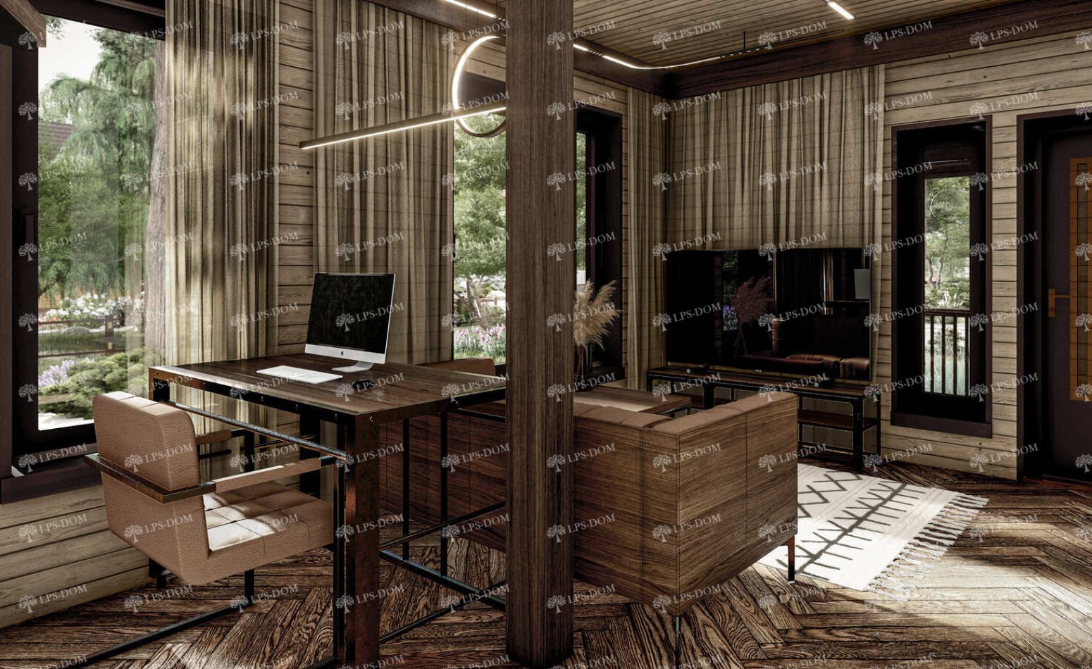 КАРКАСНЫЙ ДОМ КРОЛИ фото интерьера 6