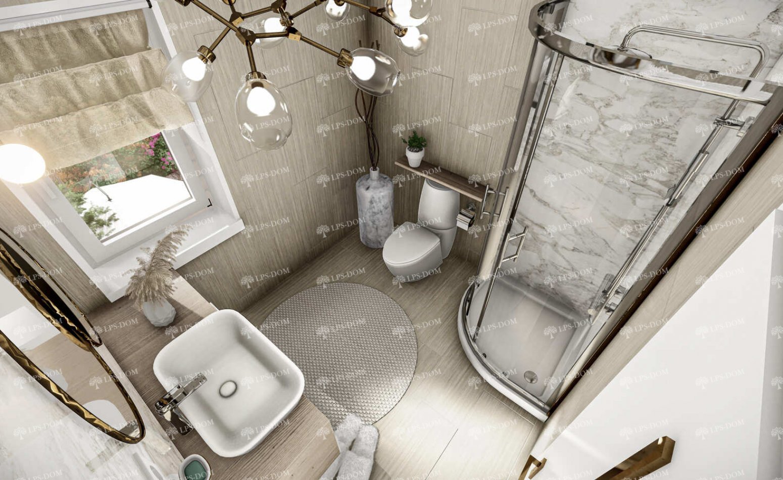 КАРКАСНЫЙ ДОМ ОСЕНЬ фото интерьера 5