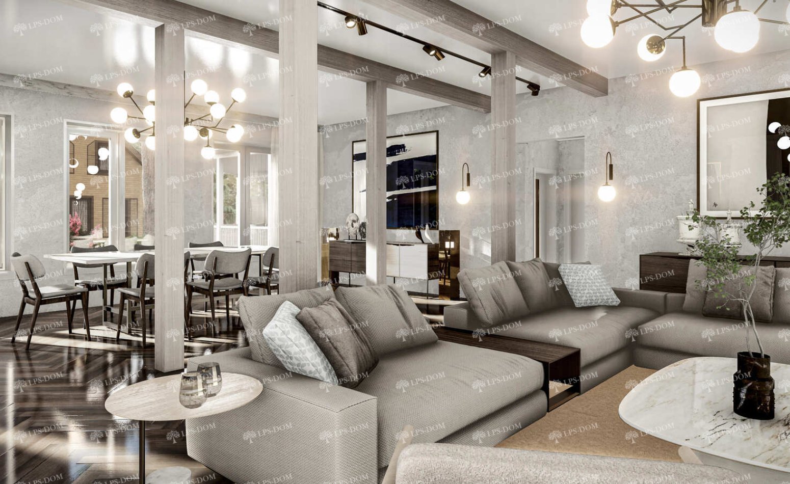 КАРКАСНЫЙ ДОМ САЛЕРНО фото интерьера 11