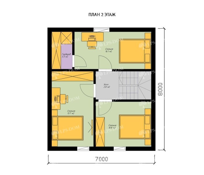 Баня Кретей планировка 2