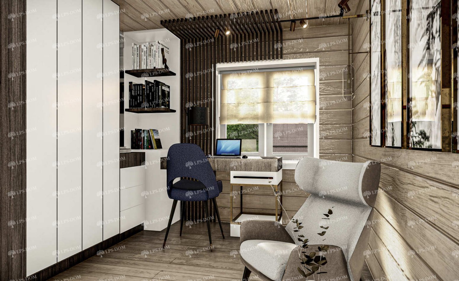 КАРКАСНЫЙ ДОМ КУБА фото интерьера 9