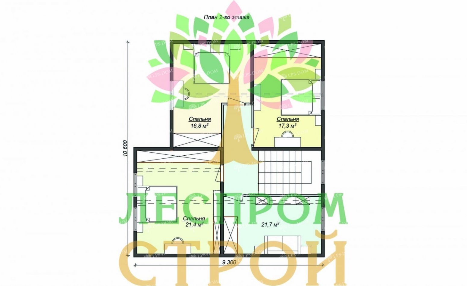 ПРОЕКТ ДОМА ИЗ ПРОФИЛИРОВАННОГО БРУСА ДОБРЫНЯ фото 6