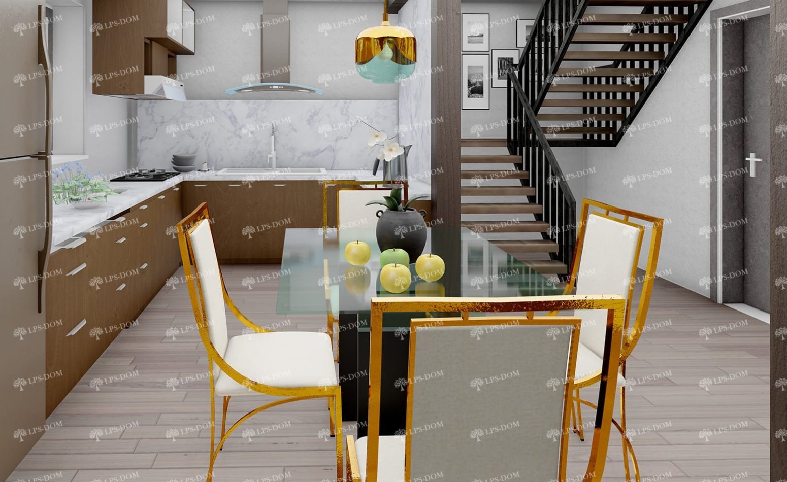 КАРКАСНЫЙ ДОМ СТРАСБУРГ фото интерьера 7