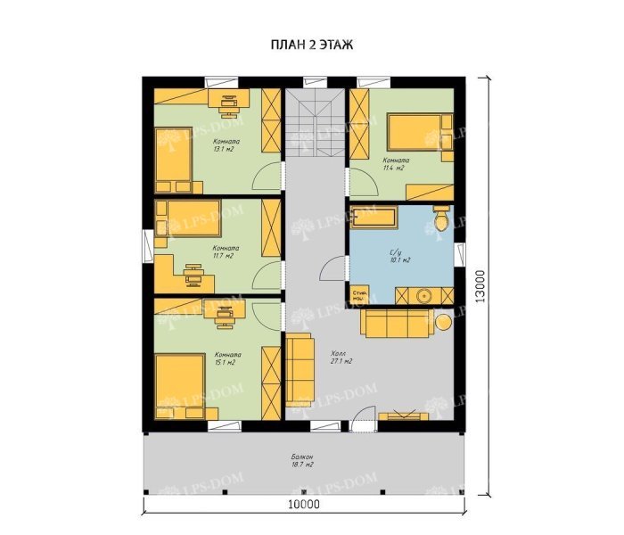 КАРКАСНЫЙ ДОМ ЭРКЕЛИН планировка 2