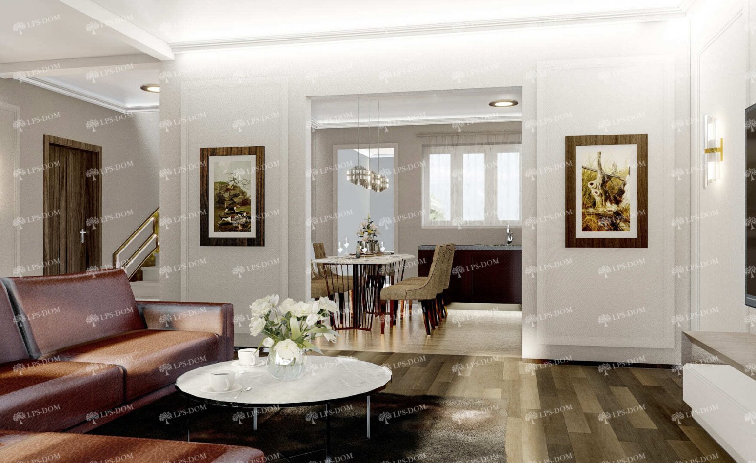 КАРКАСНЫЙ ДОМ ВАТЕРЛОО фото интерьера 3