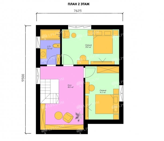 КАРКАСНЫЙ ДОМ НАГАСАКИ планировка 4