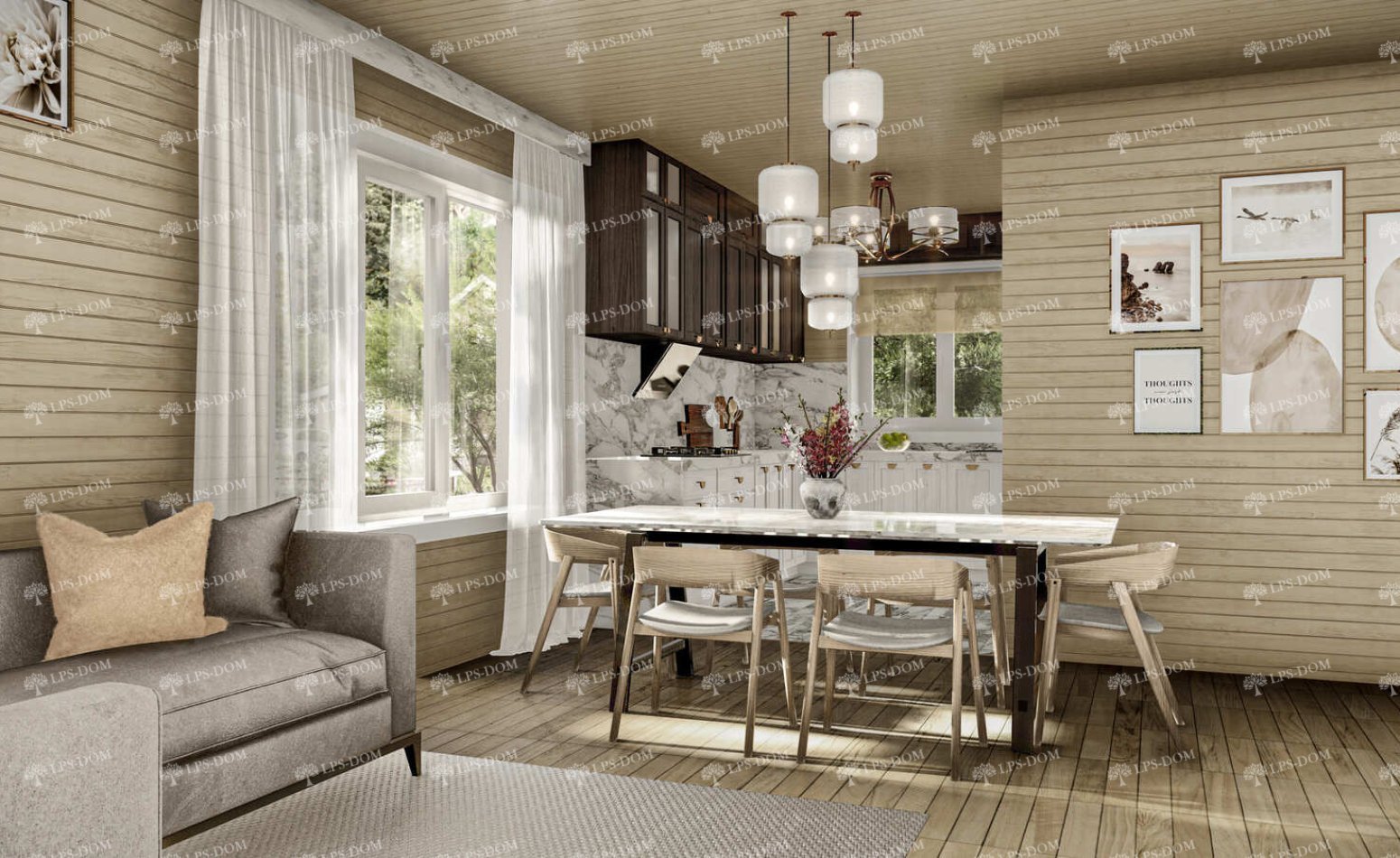 КАРКАСНЫЙ ДОМ КИОТО фото интерьера 10