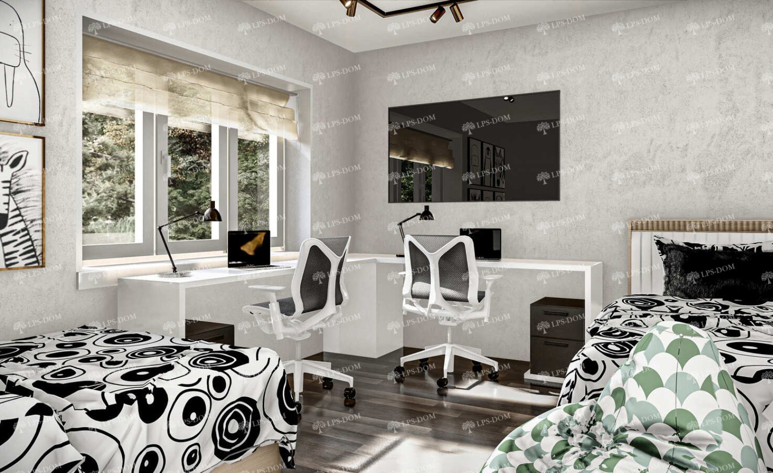 КАРКАСНЫЙ ДОМ ВИЧЕНЗА фото интерьера 9