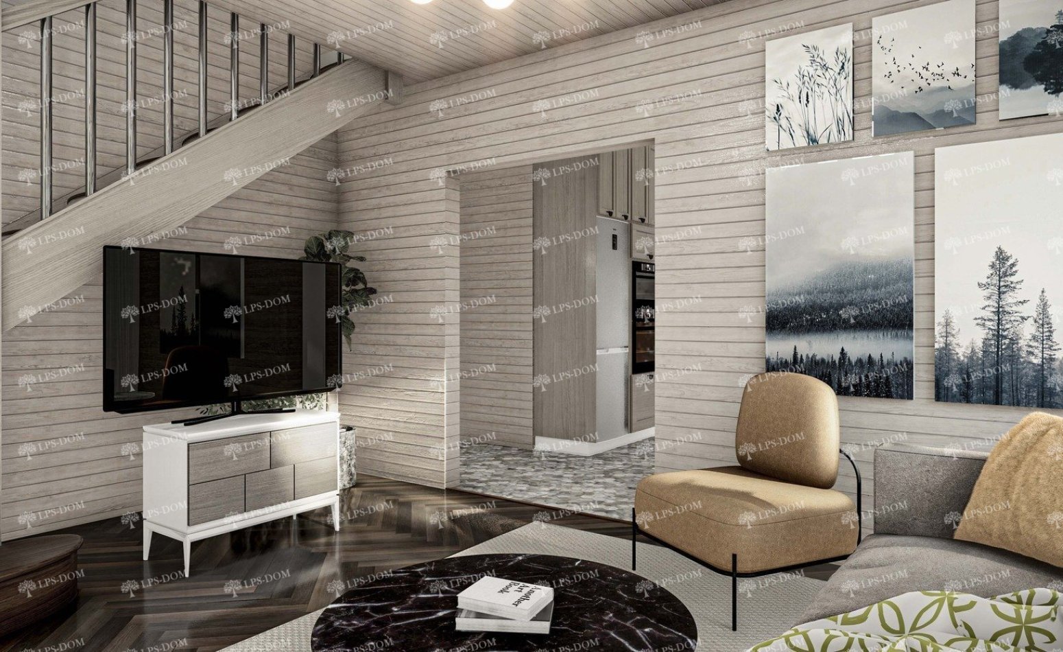 КАРКАСНЫЙ ДОМ ФЛОРЕНЦИЯ фото интерьера 3