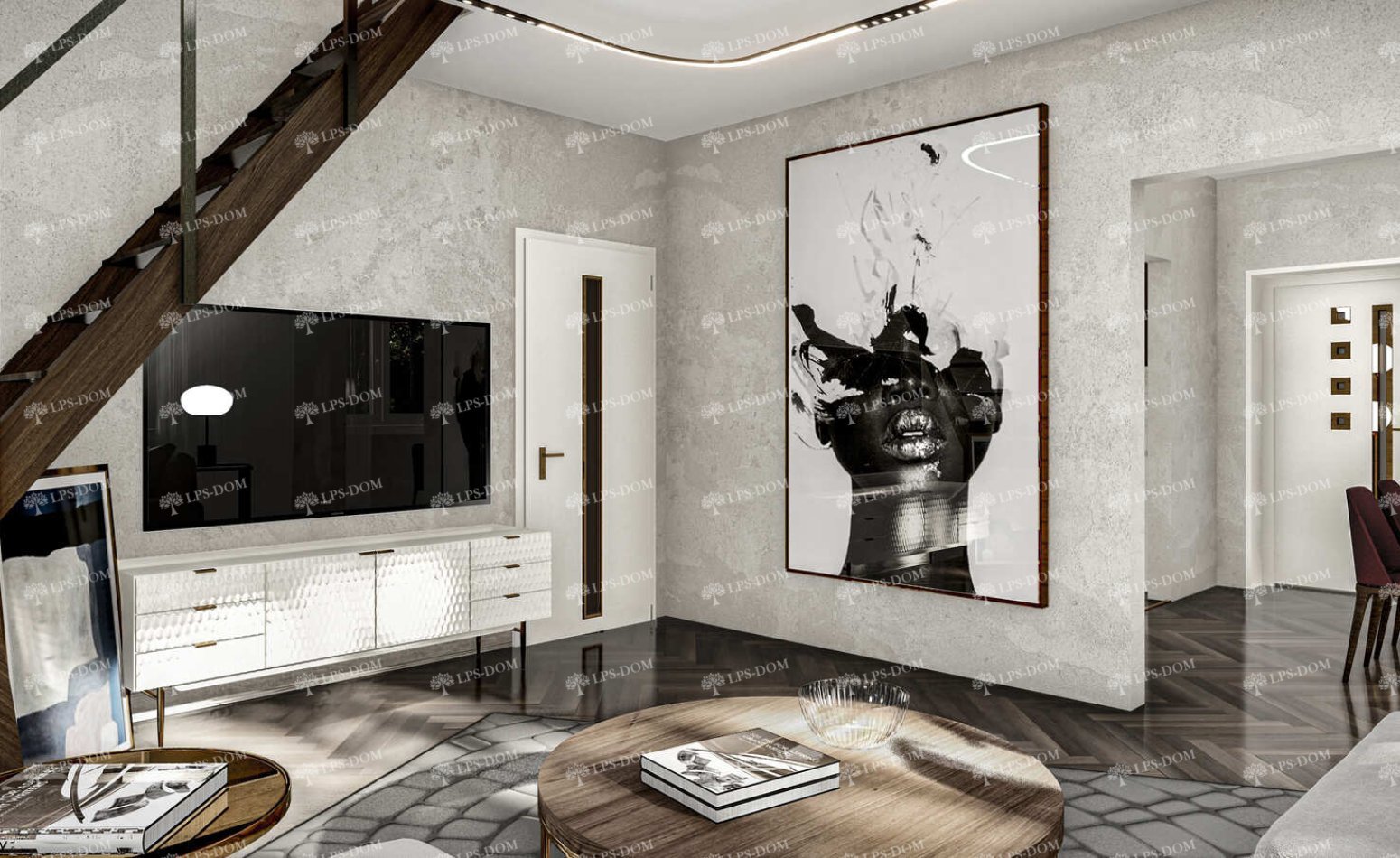 КАРКАСНЫЙ ДОМ НЕПТУН фото интерьера 8