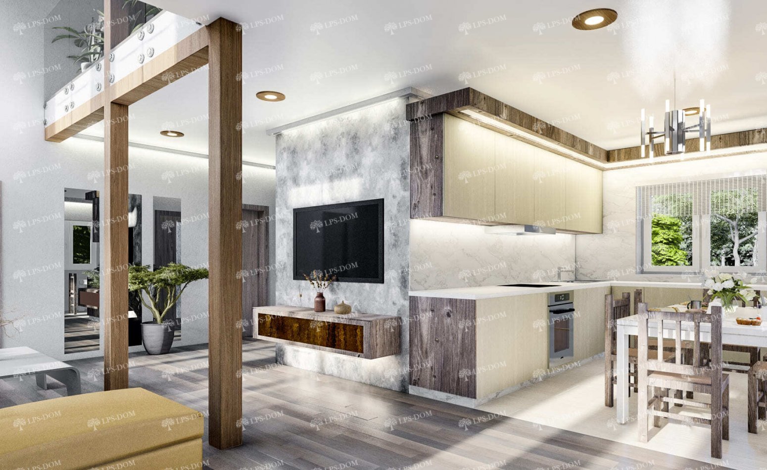 КАРКАСНЫЙ ДОМ САРАГОСА фото интерьера 3