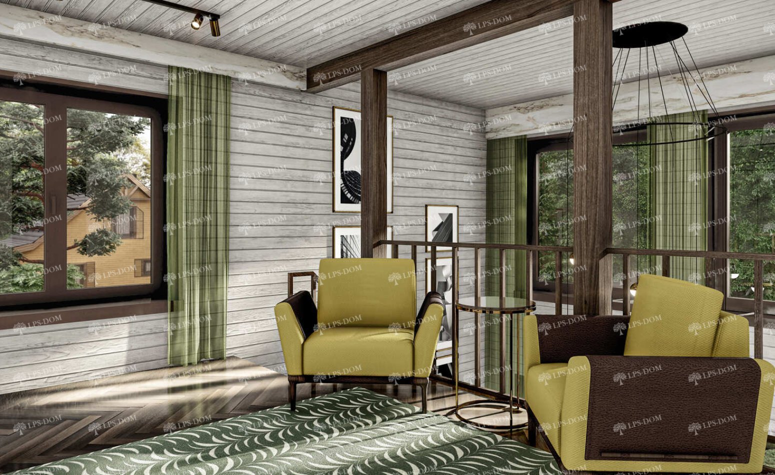 КАРКАСНЫЙ ДОМ СЕТ фото интерьера 10