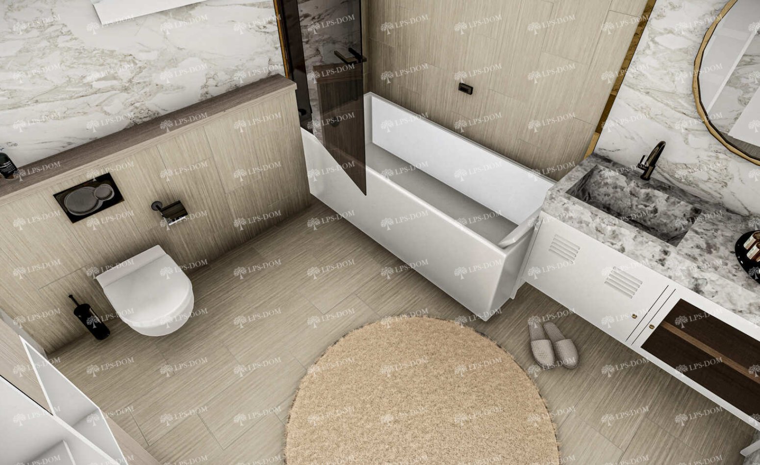 КАРКАСНЫЙ ДОМ ВИЧЕНЗА фото интерьера 13