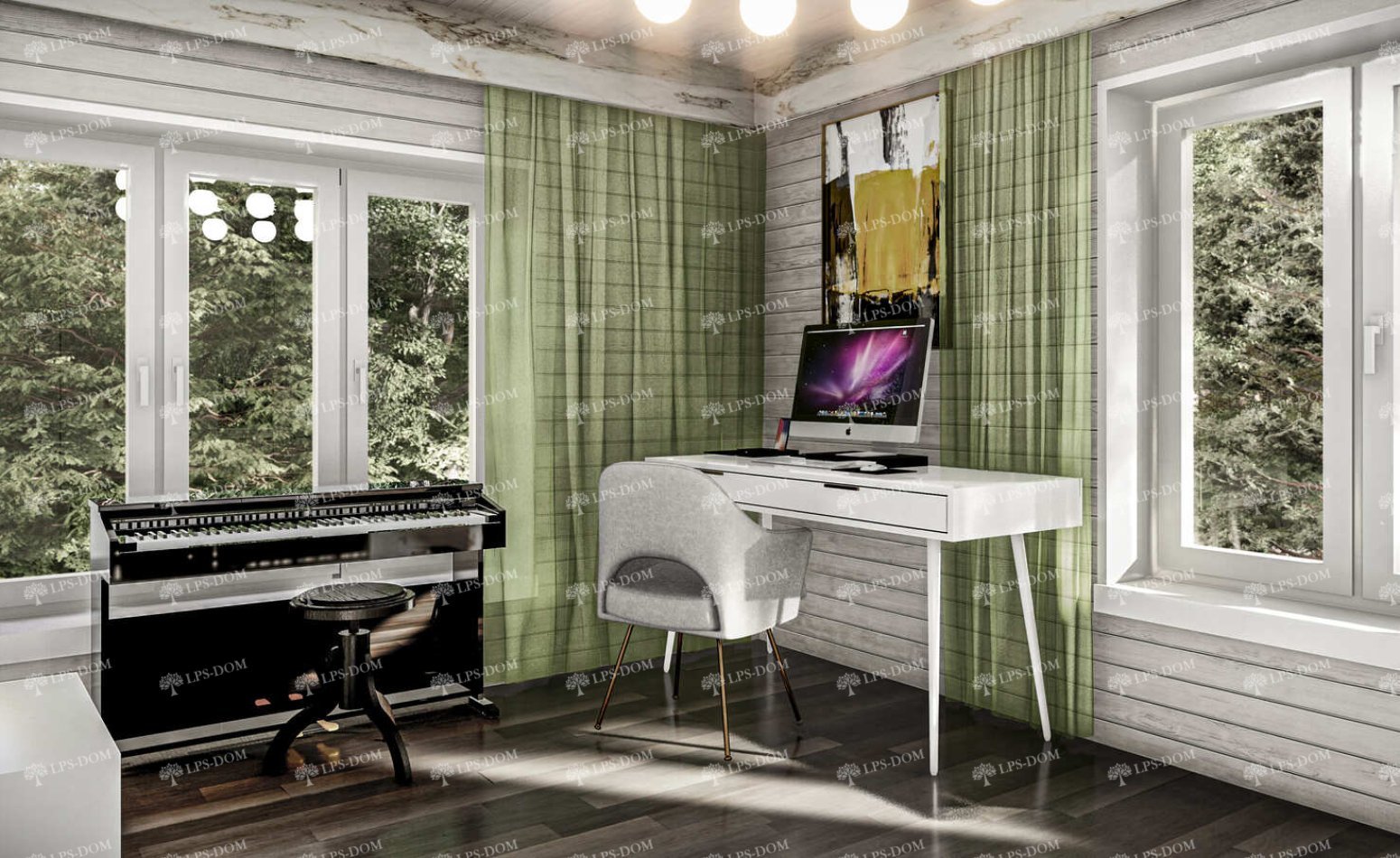 КАРКАСНЫЙ ДОМ ИМПЕРИЯ фото интерьера 12