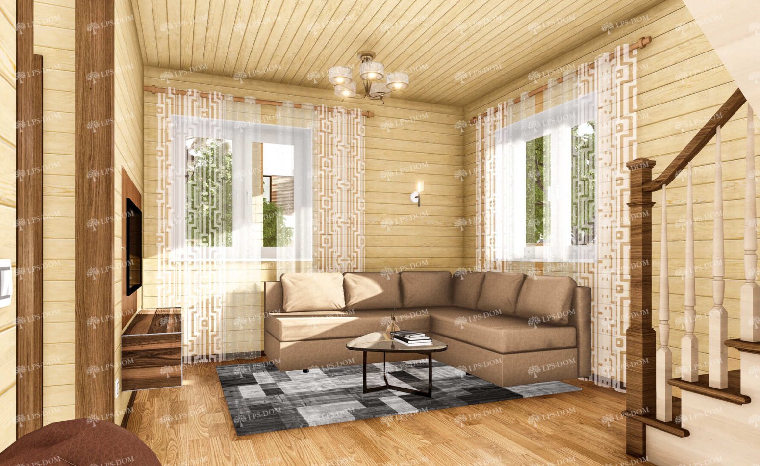 КАРКАСНЫЙ ДОМ ИТАЛЬЯНЕЦ фото интерьера 12