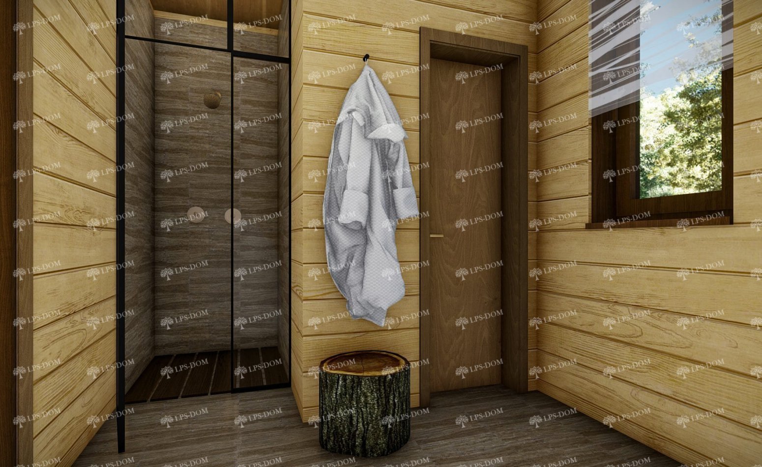 Баня Берген фото интерьера 3