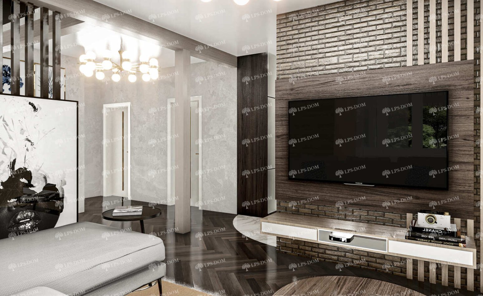 КАРКАСНЫЙ ДОМ ПРОВАНС фото интерьера 4